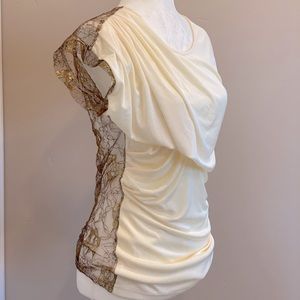 Short sleeve Roman inspired bke boutique top sm